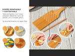 Tablero Y Rodillo Para Pastas Gadnic PS5 Para Cocina De Bambú