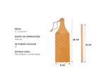 Tablero Y Rodillo Para Pastas Gadnic PS5 Para Cocina De Bambú