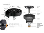 Lava Copas Automático Gadnic para Bachas de Cocina