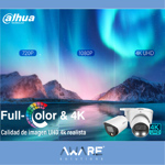Cámara IP DAHUA exterior 2MP 2.8mm HFW1239S1P-LED Ip67 H265+