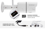 Kit Camaras de Seguridad Gadnic IP Wifi Exterior x2