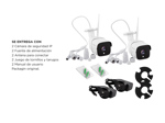 Kit Camaras de Seguridad Gadnic IP Wifi Exterior x2