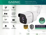 Cámara de Seguridad Gadnic SX37 Bullet Interior / Exterior IP WiFi Full HD Visión Nocturna