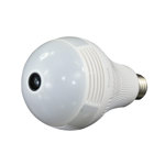 Lampara Wifi Led Ip Camara Hd 360° Ojo Pez Espia Graba Sdmic