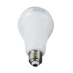 Lampara Wifi Led Ip Camara Hd 360° Ojo Pez Espia Graba Sdmic