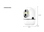Kit X3 Cámaras de Seguridad Gadnic con Lente Dual
