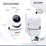 Camara Domo Seguridad Ip Wifi Inalambrica Motorizada 720 Hd