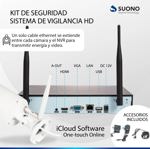 Kit 8 Camaras Hd Dvr Cctv Monitoreo 24hs Seguridad Exterior