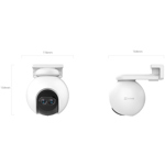 Camara IP 2MP Ezviz C8PF PAN TILT Exterior
