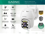 Camara De Seguridad Gadnic DM300W IP WIFI Para Exteriores 1080P Visión Nocturna