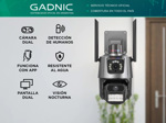 Cámara de Seguridad Dual Gadnic con Sirena