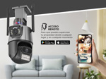 Cámara de Seguridad Dual Gadnic con Sirena
