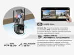 Cámara de Seguridad Dual Gadnic con Sirena