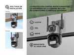 Cámara de Seguridad Dual Gadnic con Sirena