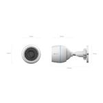 CAMARA SEGURIDAD EZVIZ WIFI BULLET 2MP DETECCION HUMANA IP67