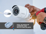 Cámara De Seguridad Gadnic Bullet IP CCTV Hd 720P Visión Nocturna Incluye Cable BNC Video DVR