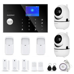 Kit Alarma Domiciliaria 6 Sensores + 2 Camaras De Seguridad