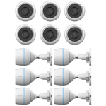 Kit Cámara De Seguridad IP Ezviz WiFi 2mp FHD H3C Visión Audio x 6 unidades