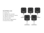 Kit Cámara de Seguridad IP Ezviz Wi-Fi Para Hogar Inteligente CS-H1c-R101-1G2WR x 5 unidades
