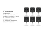 Kit Cámara de Seguridad IP Ezviz Wi-Fi Para Hogar Inteligente CS-H1c-R101-1G2WR x 6 unidades
