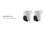 Kit Cámara de Seguridad IP Ezviz WiFi 2 mp FHD H8C Domo Color Vista 360 x 2 unidades