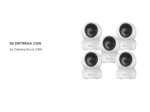 Kit Cámara De Seguridad IP Ezviz WiFi Paneo e Inclinación Inteligente 360 x5