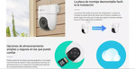 Cámara Seguridad Ezviz P/Exterior H8C Sirena Vista 360°