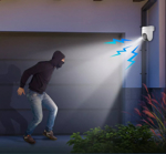 Cámara Seguridad Ezviz P/Exterior H8C Sirena Vista 360°