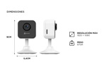 Cámara IP Ezviz Wi-Fi Para Hogar Inteligente CS-H1c-R101-1G2WR
