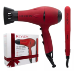 COMBO REVLON SECADOR PELO + PLANCHITA RVDR5230RL2A