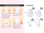 Set X4 Copas Ventosas de Vacío Gadnic PLQ13 De Silicona Para Rostro Y Cuerpo