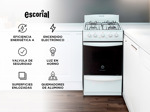 Cocina Escorial Palace Cristal Gas Envasado 51cm