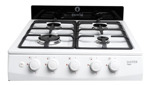 Cocina Escorial Master Style Blanca Electrica & A Gas 4 Horn