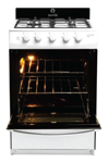 Cocina Escorial Master Style Blanca Electrica & A Gas 4 Horn