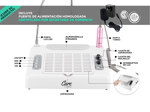Cabina UV led para uñas Gadnic PRO5000 5 funciones en 1