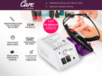 Torno para Uñas Care By Gadnic T20K Manicura Profesional + Brocas y Limas