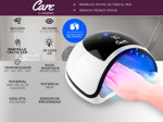 Cabina Para Uñas Gadnic H2 PLUS 96W Uv Led Profesional