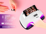 Cabina Uñas LED UV Gadnic Lampara Secador de Uñas Acrílicas Con Ranura + Mango Flexible