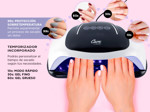 Kit Para Uñas Gadnic Torno T202 + Cabina Uv H5 Plus Led 96W Profesional