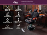 Sillon Barbero Hidráulico Peluquería Gadnic BR33 Vintage