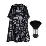 Set Barberia Capa con Diseño Gadnic + Cepillo Sacapelo