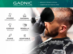 Set Barberia Capa con Diseño Gadnic + Cepillo Sacapelo