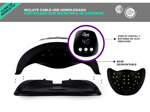 Cabina Para Uñas CB43M22 Gadnic Lampara LED UV 54w 24 leds