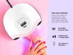 Cabina Para Uñas Gadnic Lampara LED UV 120w 36 leds