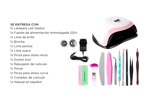 Cabina Para Uñas Gadnic Lampara LED UV 120w 36 leds