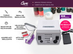 Kit Lámpara LED UV 108W BQ6 PRO + Torno para Uñas Eléctrico