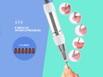 Kit Lámpara LED UV 108W BQ6 PRO + Torno para Uñas Eléctrico