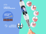 Kit Para Uñas Gadnic Torno T202 + Cabina UV LED 48W Profesional