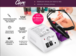 Kit Para Uñas Gadnic Torno T20K + Cabina UV LED 180W Profesional