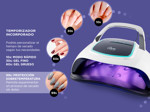 Torno Eléctrico Portatíl + Cabina Para Uñas Gadnic BQ6 Pro